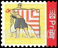 FindYourStampsValue: Vacations: Woman, man with kite