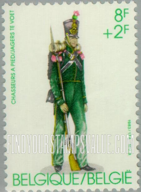 FindYourStampsValue: Semi-Postal: Rifles Uniform