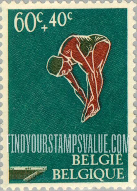 FindYourStampsValue: Semi-Postal: Diver