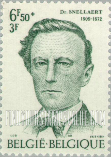 FindYourStampsValue: Semi-Postal: Dr. Ferdinand Augustin Snellaert