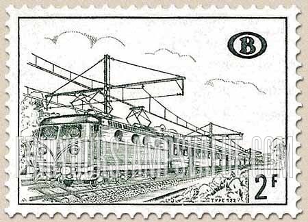FindYourStampsValue: Parcel Post and Railway: Electric Train