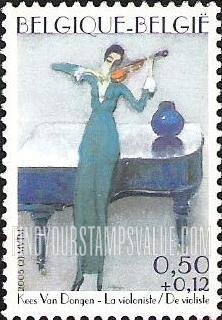 FindYourStampsValue: Semi-Postal: The Violinist, by Kees van Dongen