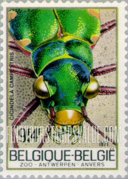 FindYourStampsValue: Semi-Postal, Insects: Tiger beetle