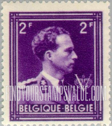 FindYourStampsValue: Leopold III, Crown and V