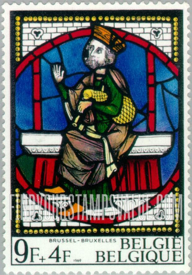 FindYourStampsValue: Semi-Postal: King with bagpipes, Royal Art Museum, Brussels