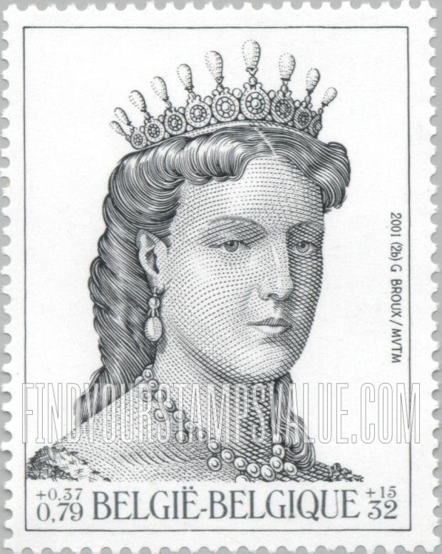 FindYourStampsValue: Semi-Postal, Royalty: Queen Marie-Henriette (1836-1902)