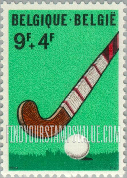 FindYourStampsValue: Semi-Postal: Hockey stick and puck