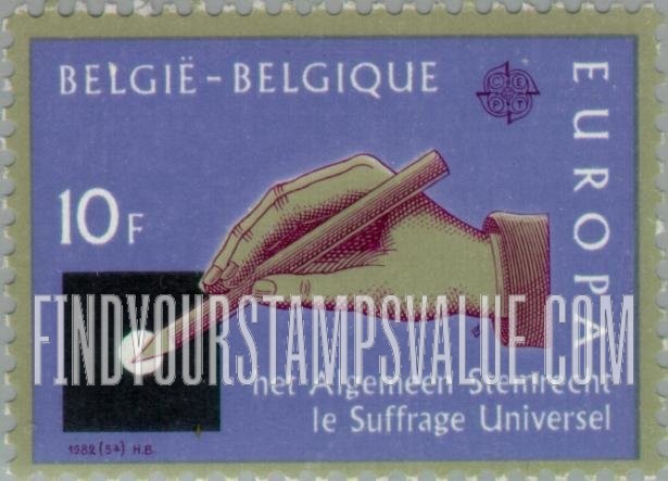 FindYourStampsValue: Europa 1982: Universal suffrage