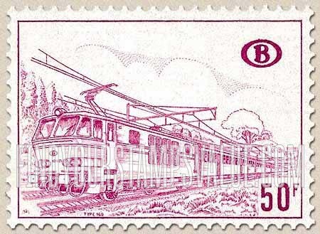 FindYourStampsValue: Parcel Post and Railway: Train going left