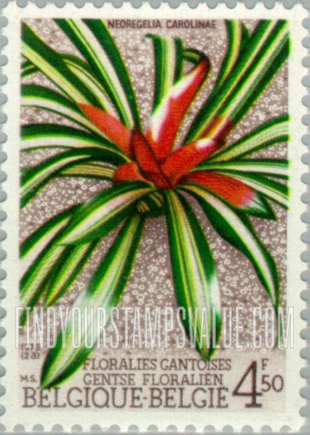 FindYourStampsValue: Ghent International Flower Exhibition, Apr. 26-May 5: Neoregelia carolinae
