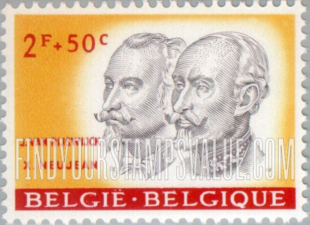 FindYourStampsValue: Semi-Postal, Portraits: Jan van Rijswijck and Xavier M. Neujean