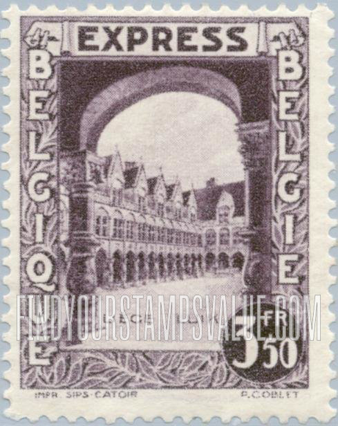 FindYourStampsValue: Special Delivery: Bishop’s Palace, Liege