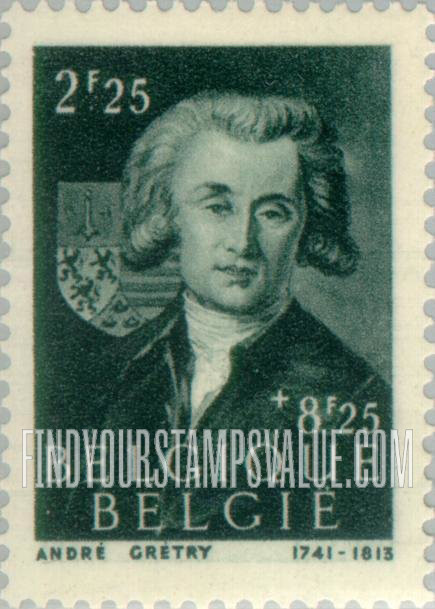 FindYourStampsValue: Semi-Postal: Andre Gretry