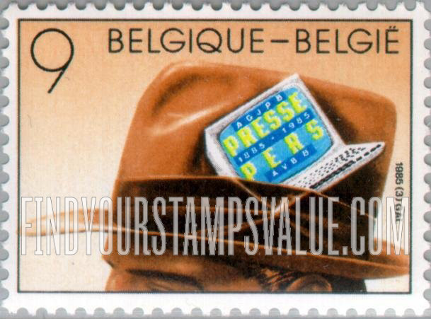 FindYourStampsValue: Belgian Associate of Professional Journalists, Centenary