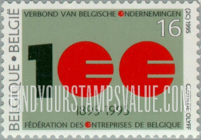 FindYourStampsValue: Anniversaries and Events: Association of Belgian Enterprises, Centenary
