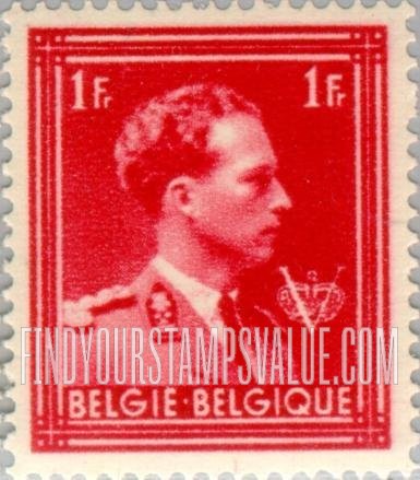 FindYourStampsValue: Leopold III, Crown and V