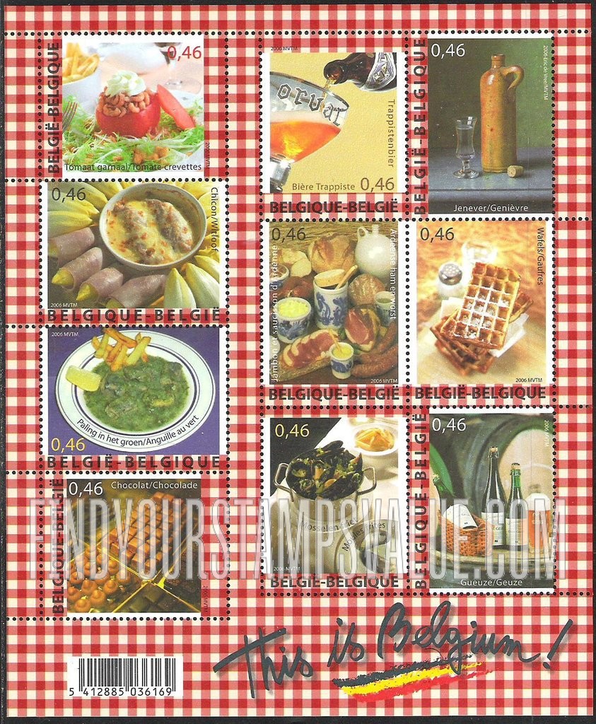 FindYourStampsValue: Belgian Foods and Beverages