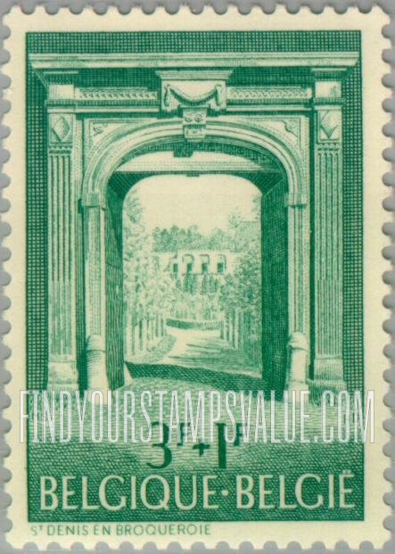FindYourStampsValue: Semi-Postal: St. Denis Abbey, Broqueroi