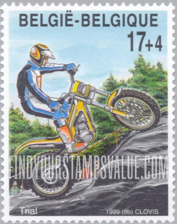 FindYourStampsValue: Semi-Postal, Motorcycles: Trial
