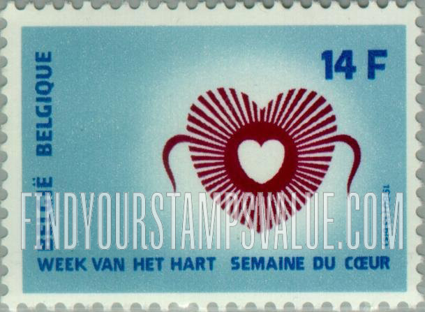 FindYourStampsValue: Emblem of Belgian Heart League