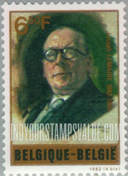 FindYourStampsValue: Joseph Lemaire (1882-1966), Minister of State
