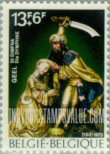 FindYourStampsValue: Semi-Postal: Beheading of St. Dympna