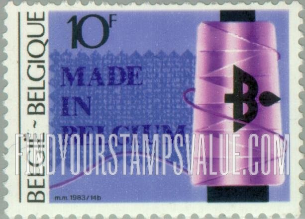 FindYourStampsValue: Belgian Exports: Textile industry