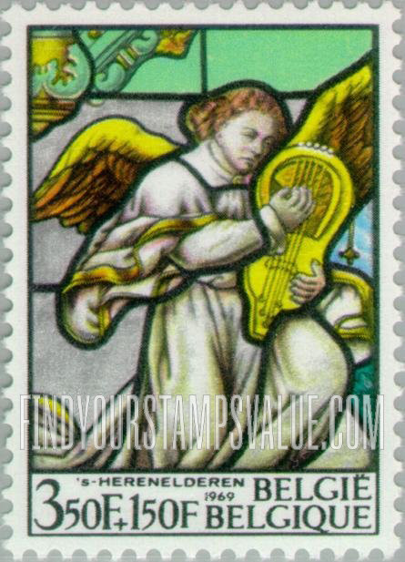 FindYourStampsValue: Semi-Postal: Angel Playing Lute