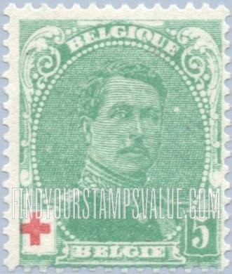 FindYourStampsValue: Semi-Postal: King Albert I