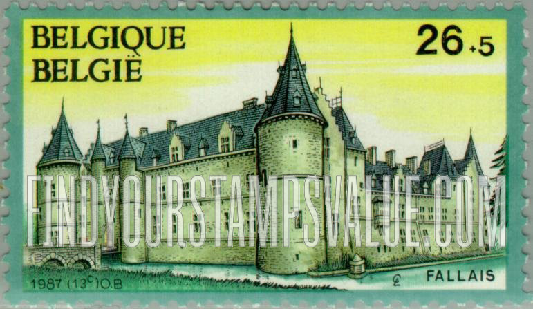 FindYourStampsValue: Semi-Postal, Castles: Fallais