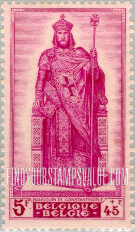 FindYourStampsValue: Semi-Postal: Baldwin of Constantinople