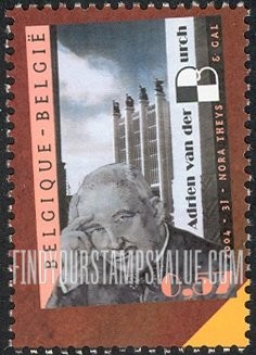 FindYourStampsValue: Famous Belgians: Adrien van der Burch, patron of 1935 Brussels International Exhibition