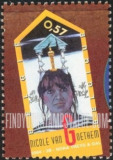 FindYourStampsValue: Famous Belgians: Nicole Van Goethem, film director