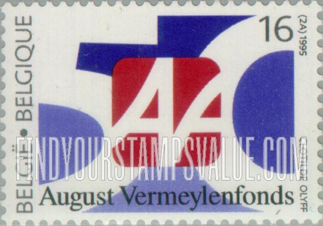 FindYourStampsValue: Anniversaries and Events: August Vermeylen Fund, 50th anniversary