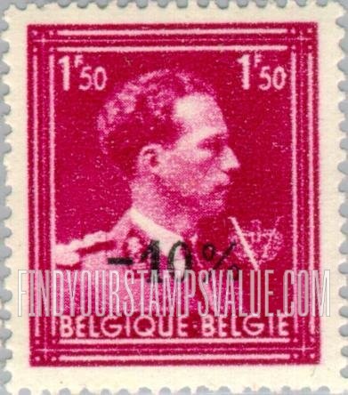 FindYourStampsValue: Leopold III, Crown and V