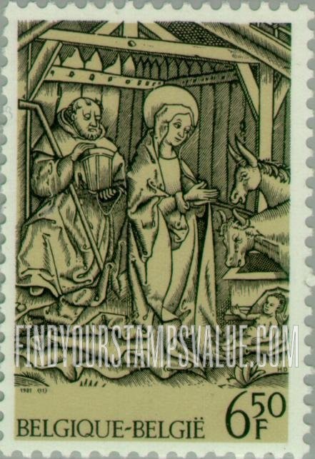 FindYourStampsValue: Nativity, 16th Centenary Engraving