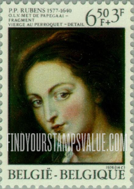 FindYourStampsValue: Semi-Postal, Rubens Paintings (Details): The Virgin with the Parrot