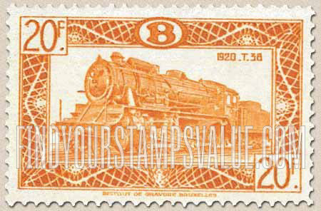 FindYourStampsValue: Parcel Post and Railway: Locomotive