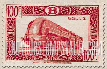 FindYourStampsValue: Parcel Post and Railway: Locomotive