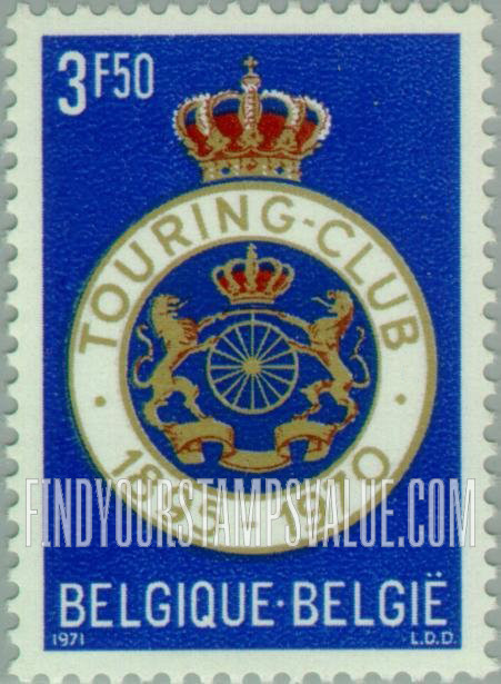 FindYourStampsValue: Belgian Touring Club, 75th Anniversary: Club emblem
