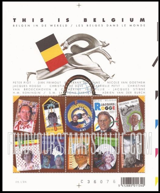 FindYourStampsValue: Famous Belgians