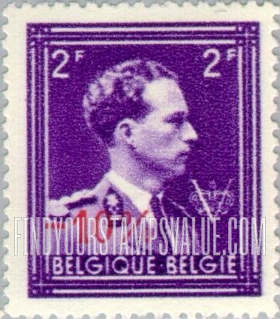 FindYourStampsValue: Leopold III, Crown and V
