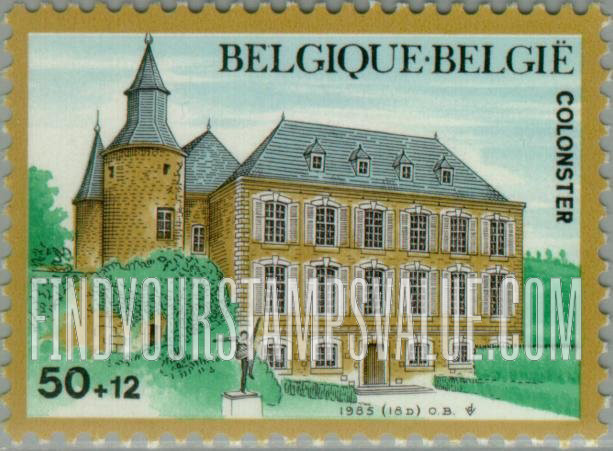FindYourStampsValue: Semi-Postal, Solidarity, Castles: Colonster