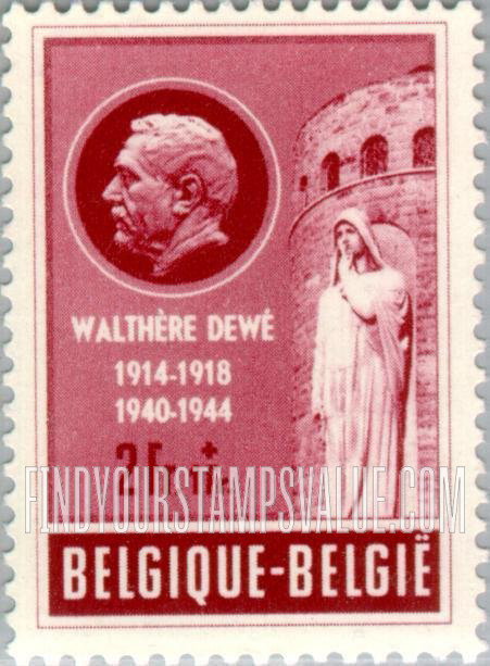 FindYourStampsValue: Semi-Postal: Walthère Dewé