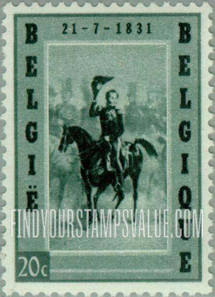 FindYourStampsValue: Leopold I Entering Brussels, 1831