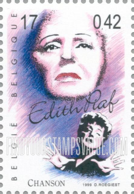 FindYourStampsValue: The 20th Century: Edith Piaf