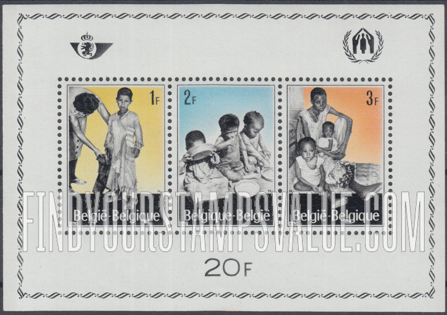 FindYourStampsValue: Semi-Postal: Refugees