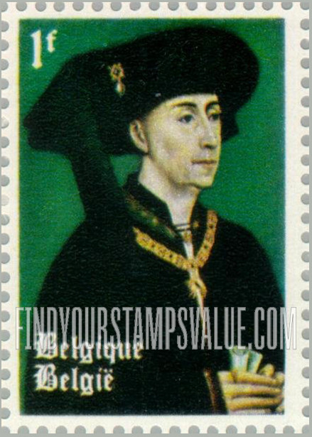 FindYourStampsValue: Semi-Postal, Rogier van der Weyden Paintings: Philip the Good