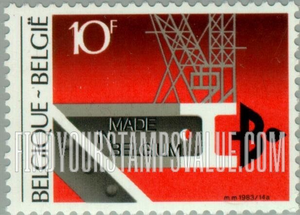 FindYourStampsValue: Belgian Exports: Metallurgy
