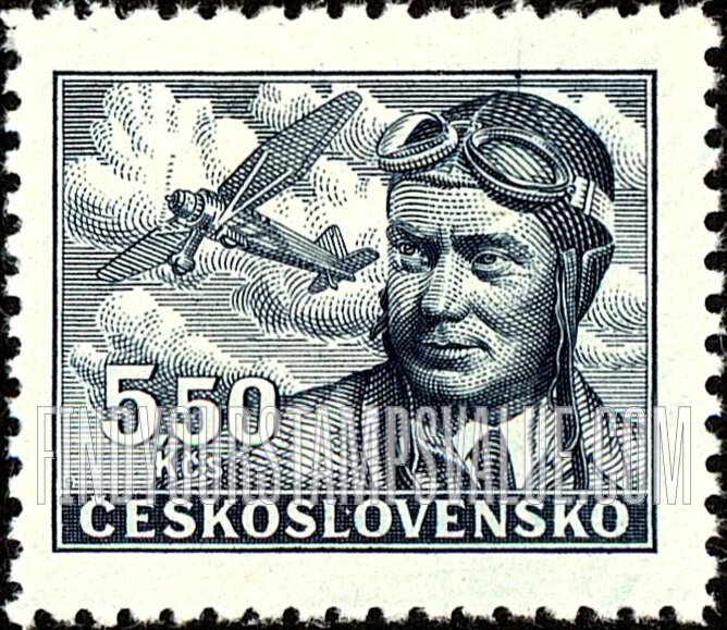 FindYourStampsValue: AIR POST STAMPS - Captain Frantisek Novak